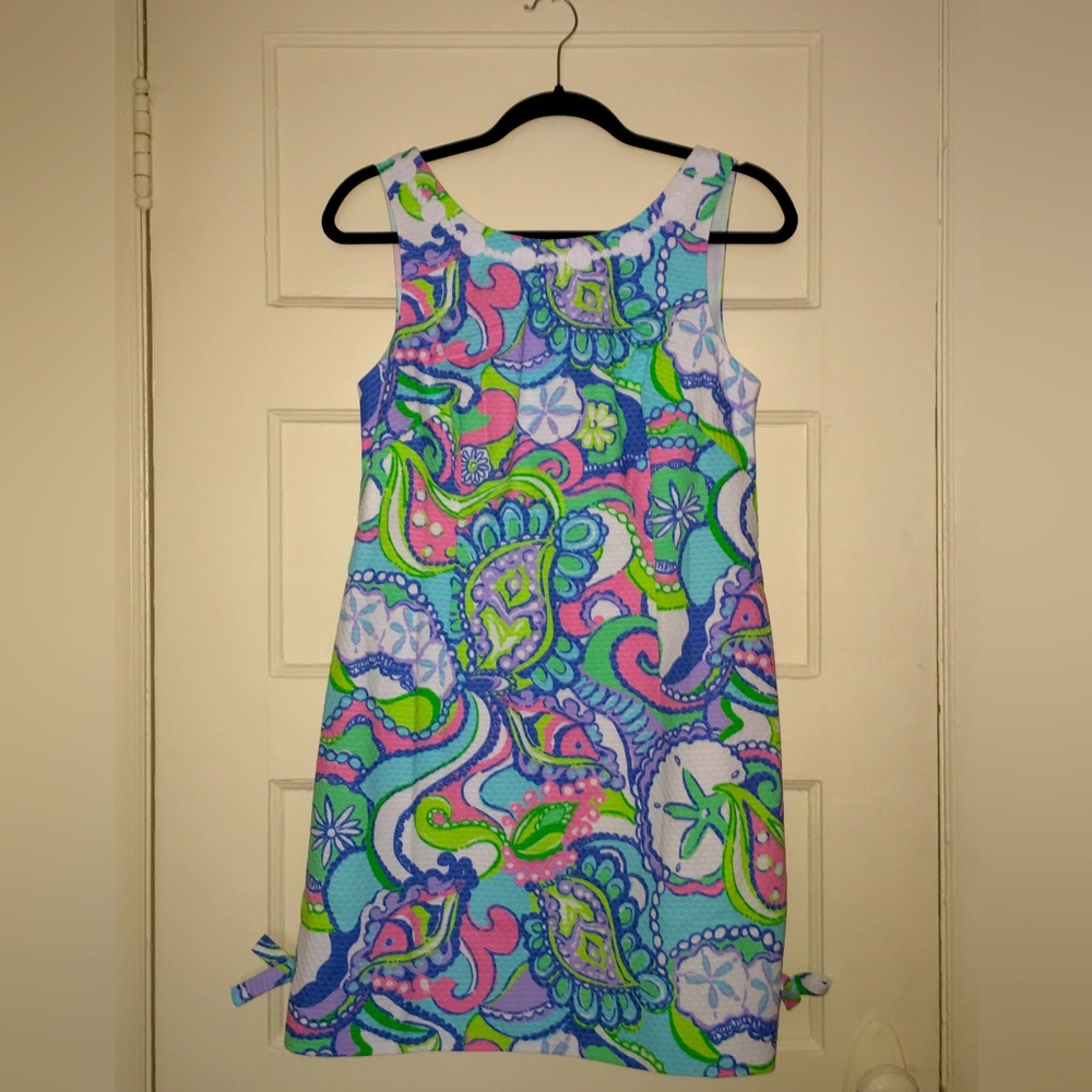 Lilly Pulitzer Delia Shift Dress in Conch Republic size 8 Resort Collection NWT